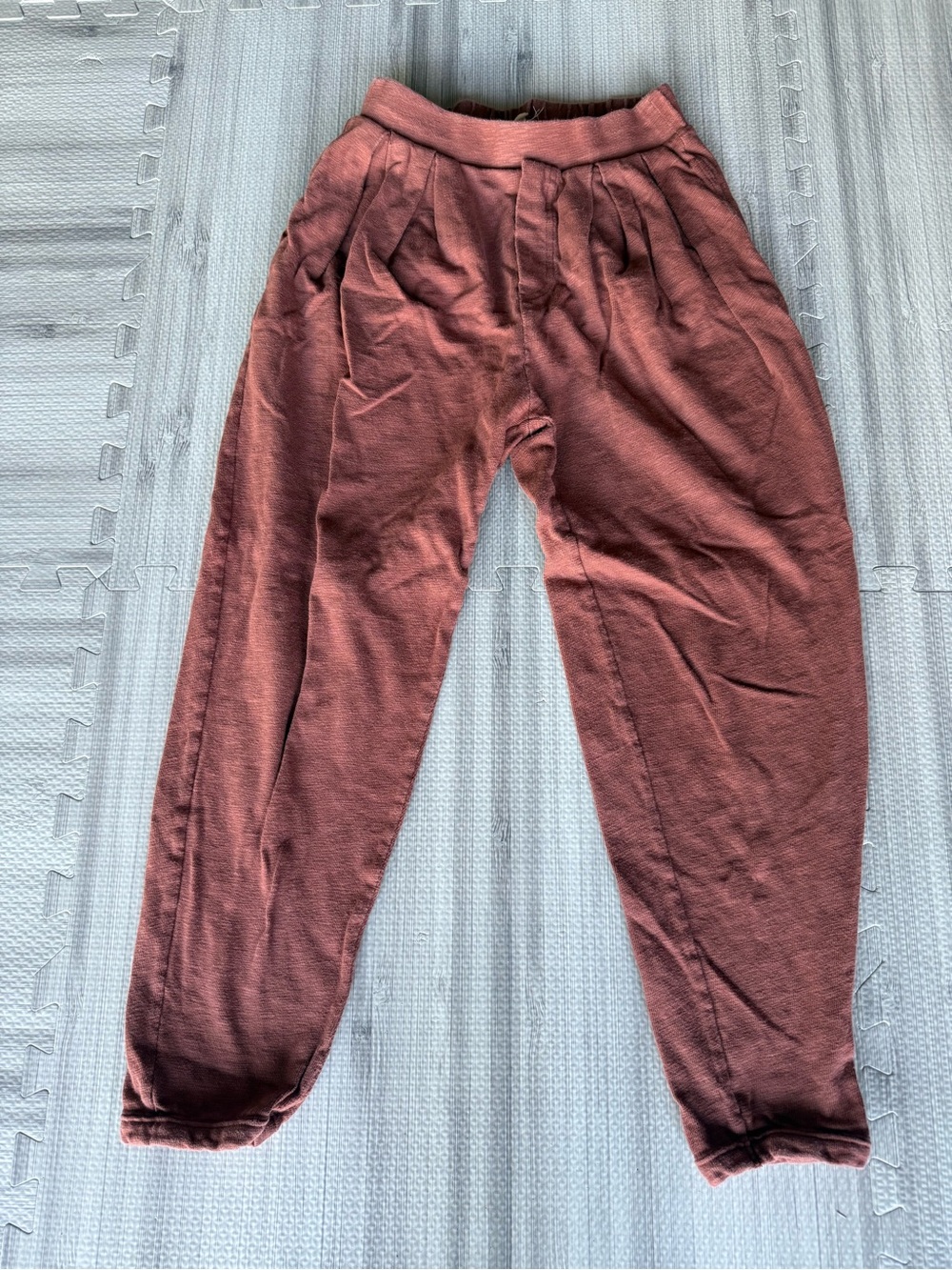 Free People Beach Rusty Rose High-Rise Tapered Jogger Pants